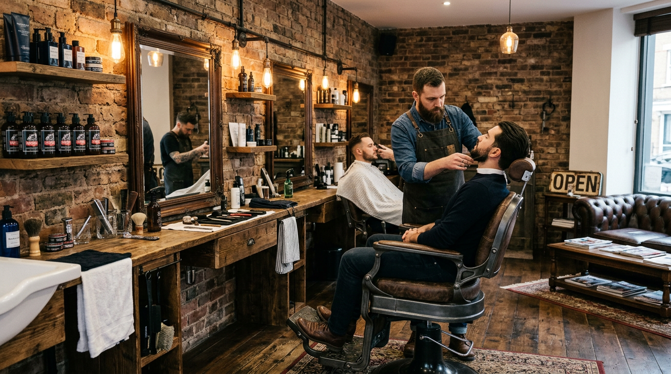 Urban Barber interjeras